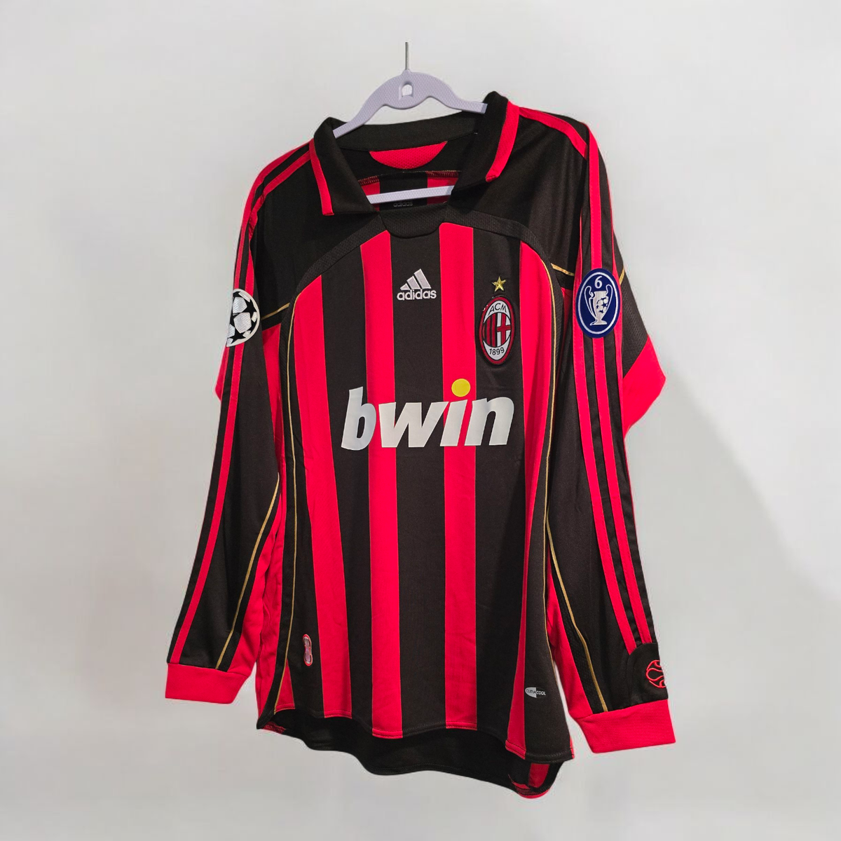 AC MILAN HOME 2006/2007 - UEFA - Football Soccer - CAFU # 2 - XL