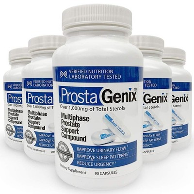 Prostate Supplement 90 Count Pack of 5 Featured on Larry King TV Show Multiphase