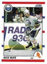 RICK VAIVE 1990-91 SCORE CARD NEAR MINT CONDITION
