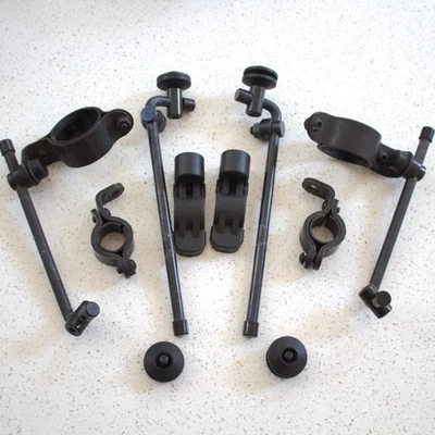 MOUNTING KIT ONLY - Puig Custom 1 Wind Screen Universal mounts M0840W / M0840H - image 1 of 4