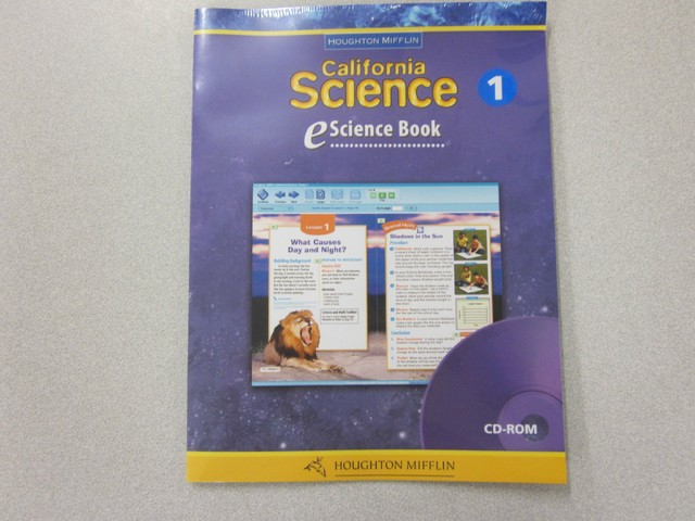 Houghton Mifflin California Science Grade 1 CD ROM EScience Book 
