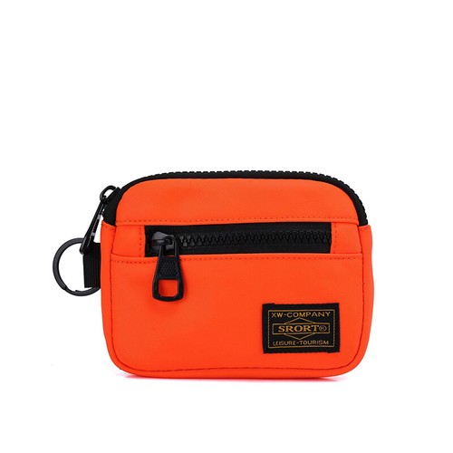 Canvas Coin Purse Card Holder Zipper Short Wallet Solid Color Men's Bag HOT - Picture 20 of 26