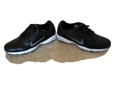 Nike Zoom Golf Shoes Mens 7.5 Black with Grey Swoop