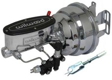 1958-1974 Chevy Impala Chrome Wilwood Brake Booster Conversion Kit 4 Wheel Disc 1958-1974 Chevy Impala Chrome Wilwood Brake Booster Conversion Kit 4 Wheel Disc