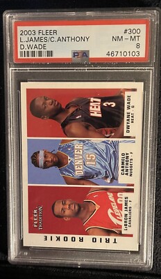 その他 lebron james carmelo anthony dwyane wade 2003-04 Fleer Tradition - Trio Rookie LeBron James, Dwyane Wade