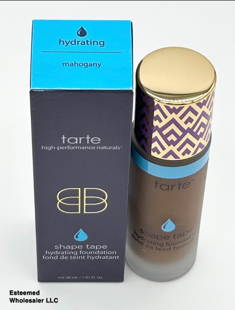 Fond De Teint Hydratant Tarte Shape Tape - Teinte Mahogany - 30 Ml - Neuf - Cruelty Free
