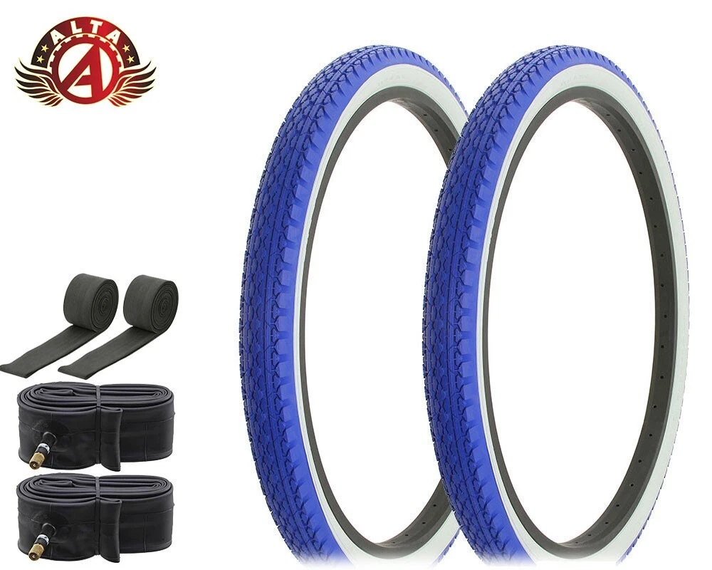 Blue Bicycle Tires for BMX Bike 24 in Wheel for sale | eBay