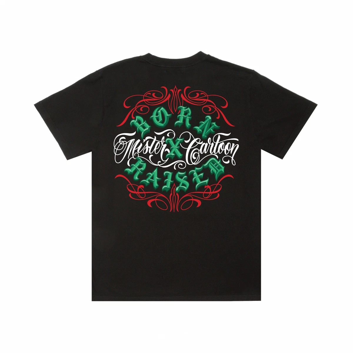 Born x Raised + Mr. Cartoon Rocker Tee: Black