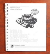 KODAK CAROUSEL SLIDE PROJECTOR MANUAL/126250