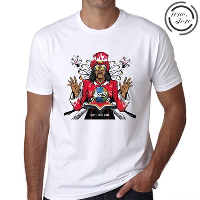 Bootsy Collins World Wide Funk Men's White TShirt Size S M L XL 2XL 3XL eBay