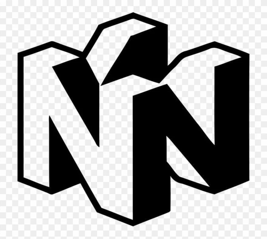Nintendo N64 Logo Retro Sticker Gaming Console Vinyl Die Cut Decal