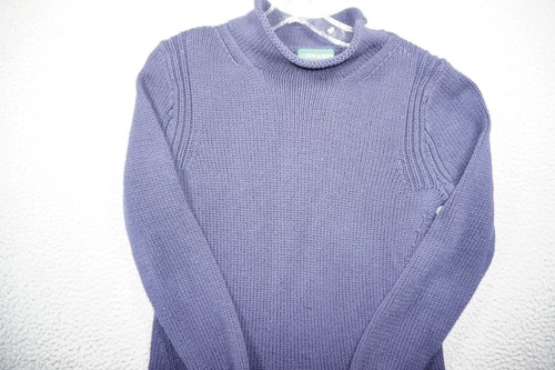 Fisherman Sweater Pullover Mock Neck 