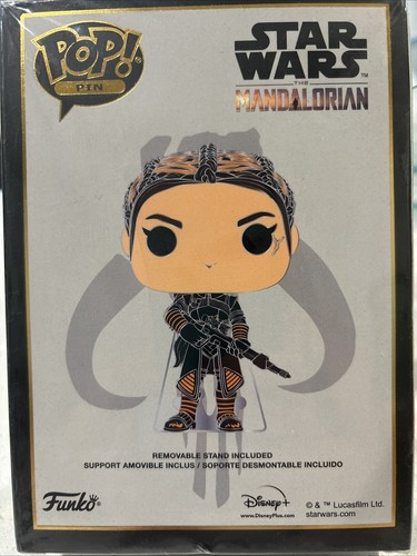 Funko Pop Pin Marvel Studio Fennec Shand Star Wars SE NEW - Picture 2 of 2