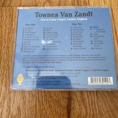 Townes Van Zandt Live at Union Chapel London England - Tomato