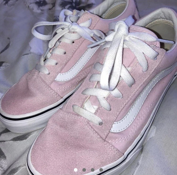 Baby pink platform vans cheap