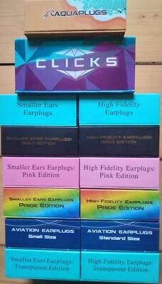 Bouchons D'oreilles ACS Pacato 19 - 2 Paires En Silicone Avec étui Porte-clés, Protection Anti-bruit