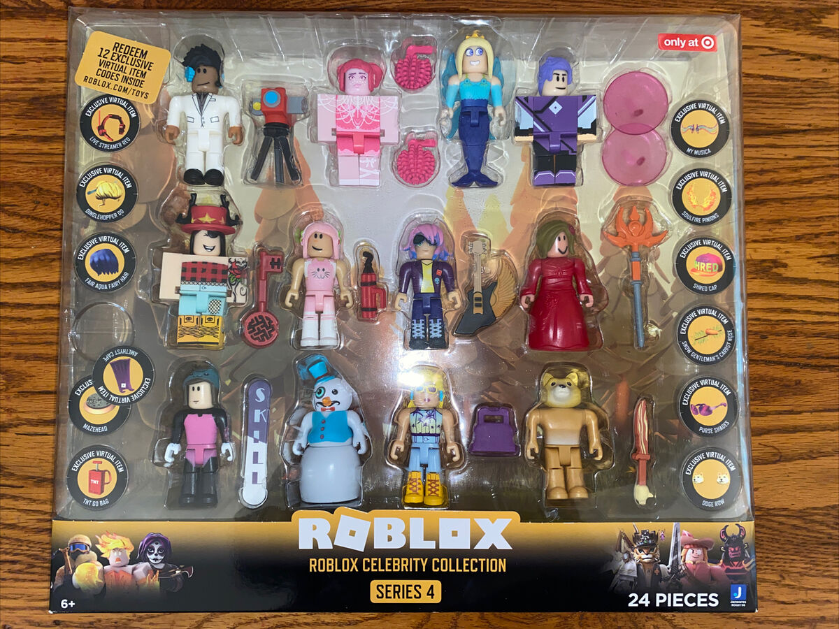  Roblox Celebrity Collection - Series 4 Figure 12pk (Roblox  Classics) (Includes 12 Exclusive Virtual Items) : Toys & Games