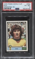 1978 Panini World Cup Argentina 78 #254 Zico PSA 6 *6186 Brazil