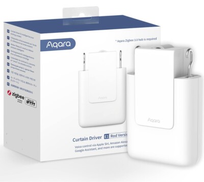Aqara Smart Curtain Driver E1 (Pull-Rod Version), Requires Zigbee 3.0 Hub