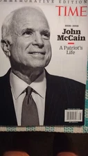 COMMEMORATIVE EDITION TIME 1936-2018 JOHN MCCAIN PAPERBACK BOOK