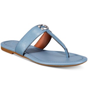 coach blue sandals