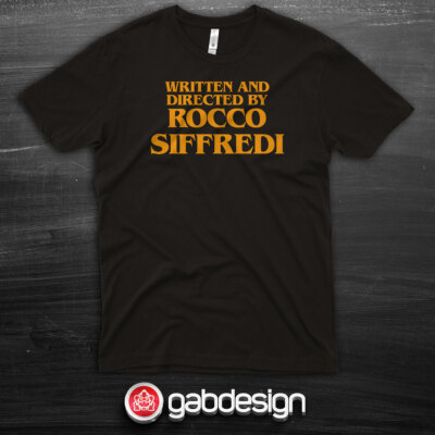 T-Shirt Written and directed by Rocco Siffredi Film TV - 100% Baumwolle