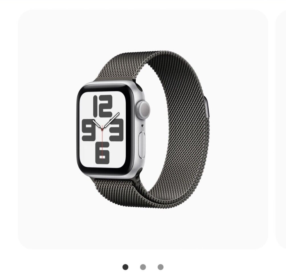 APPLE WATCH SE GPS (2nd Gen) 40mm MILANESE Loop Band Brand New-image