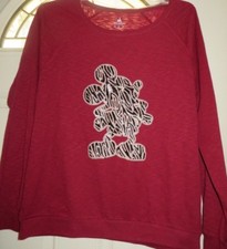 DISNEY  MICKEY MOUSE LITHWEIGHT SWEATSHIRT  SIZE XL LADIES