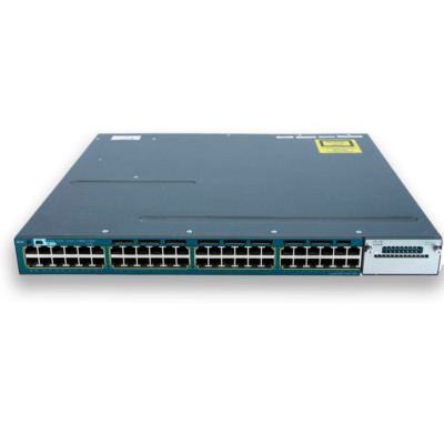 Cisco  Catalyst (WS-C3560X-48T-S) 8-Ports Rack-Mountable Switch Managed USED