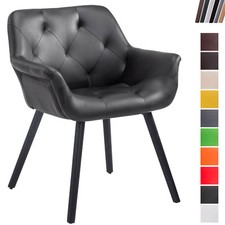 Besucherstuhl Cassidy Kunstleder Esszimmerstuhl Polsterstuhl Wartezimmerstuhl