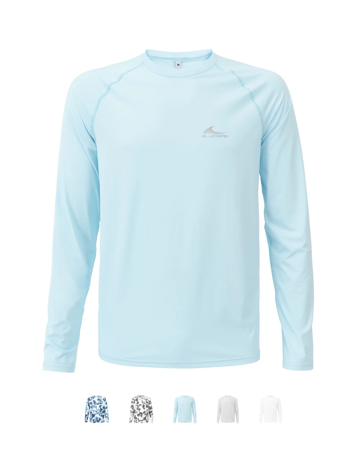 BLUEWING Men's UPF 50+ Fishing T-Shirt Long Sleeve Sun Protection US Seller
Opens in a new window or