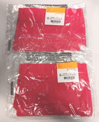 DKNY Woman's Underwear Small Hipster Red 2 Pair Style 5005 AC7