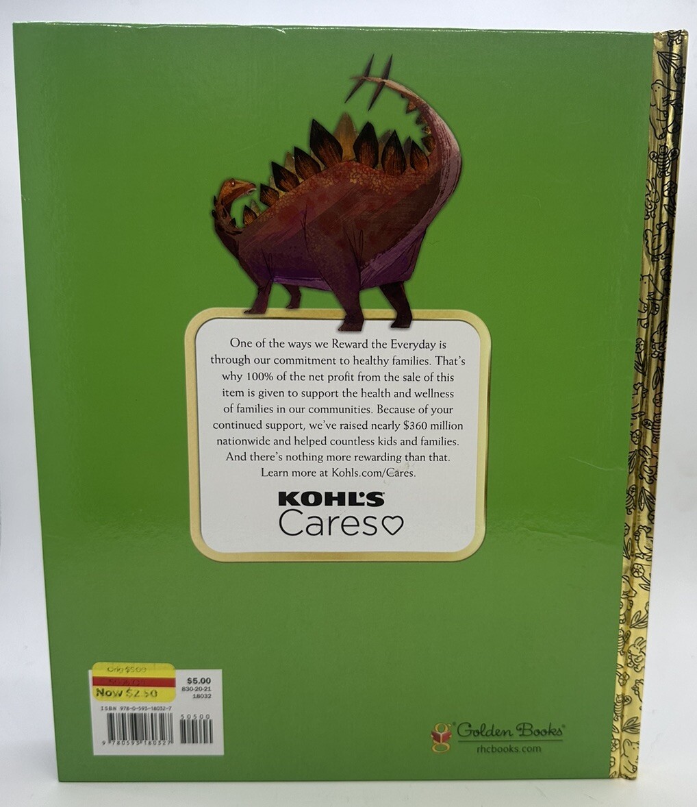 Kohls Cares Little Golden Books Collection~Dinosaurs, Sharks