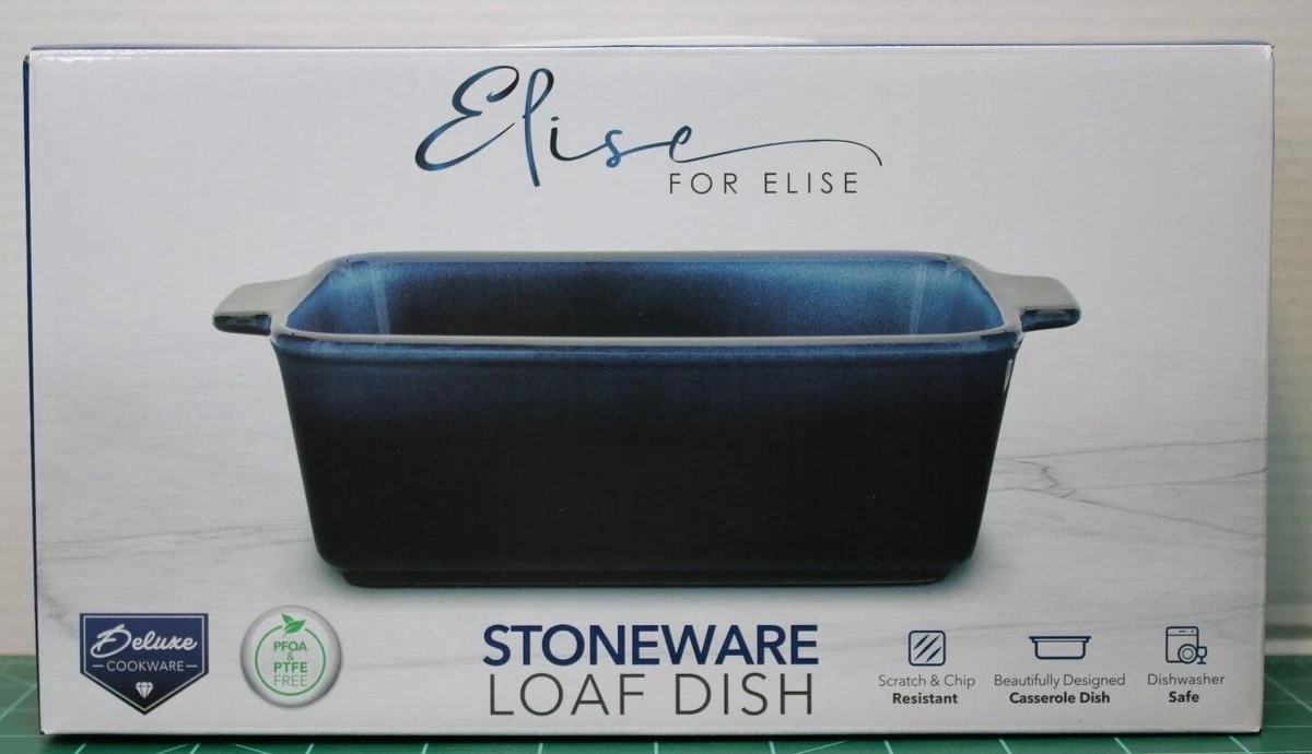 Stoneware Loaf Pan Dessert Oasis Glaze Design Custom Glazed Easy Clean up 9  