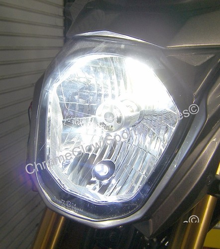 Direct Fit H4 Bright White LED Motorcycle Headlight Bulb - Harley-Davidson, More - Picture 4 of 6