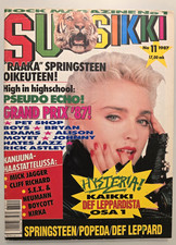 Madonna - A very rare newspaper from Finland Suosikki  - 11/1987(Full magazine )