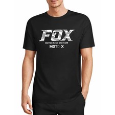 Men's T-Shirt Fox Motocross Division Moto X Fashionable T-Shirt Leisure Sports
