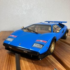 Kyosho 1/18 Lamborghini Countach LP500S Blue Diecast Model New in Box