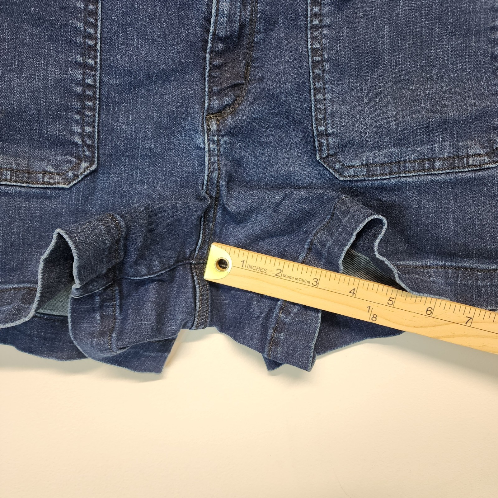 Universal Thread Patch Pocket Denim Shorts Size 1… - image 7
