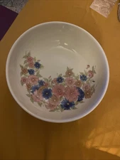 Ernestine Salerno Italy ERNERN5 Hand Painted Floral  10” Serving Bowl