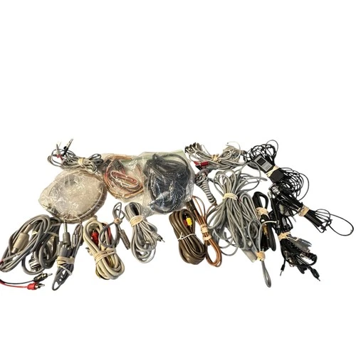 Lot of 20+ Vintage Cables and Connectors