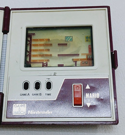 Nintendo Game and Watch Mario Bros MW-56 Handheld -For parts only