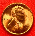 1946-S Lincoln Wheat Cent Penny GEM RED BU From an Original Bank Roll