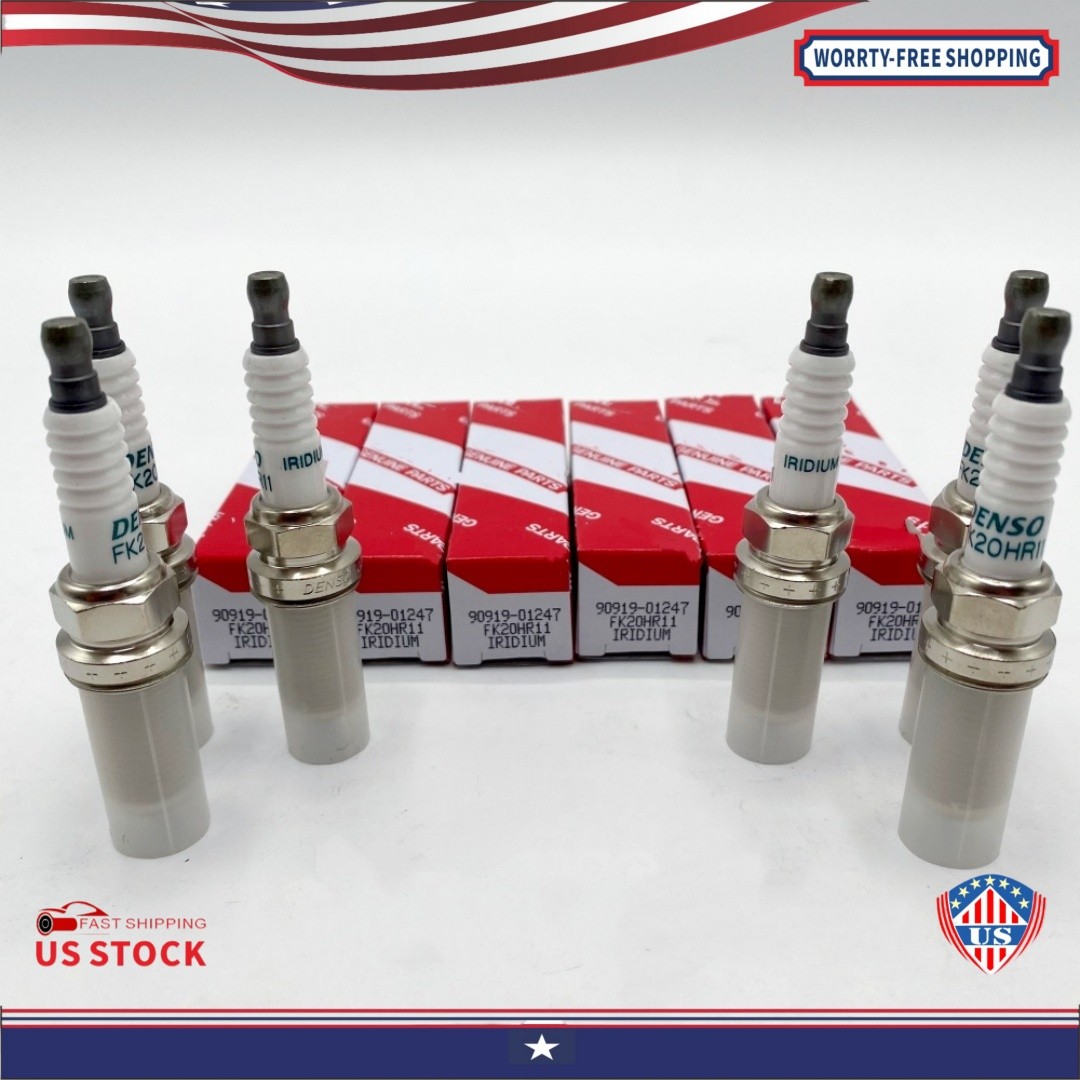 OEM 6pcs Spark Plugs For 2007-2015 Lexus RX350 V6 3.5L 90919-01247, FK20HR11
