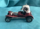 Vintage 1969 Hot Wheels Redlined Red Baron Made In Hong Kong