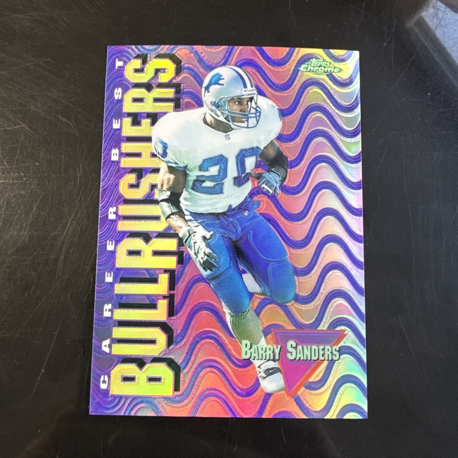 1999 Topps Chrome - Season's Best Bullrushers Barry Sanders #SB27 Refractor