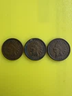 1890, 1893, 1895  Indian Head Cent