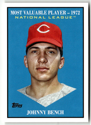2025 Topps MLB No. MV-31 Johnny Bench Most Valuable Player MVP