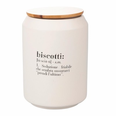 Victionary Keksdose 1,7 l aus Keramik mit Bambusdeckel