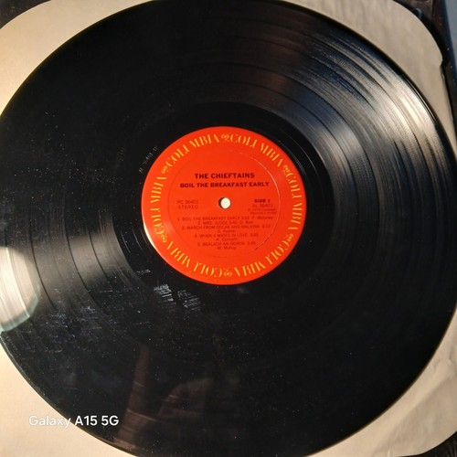 THE CHIEFTAINS - 9: Boil The Breakfast Early - COLUMBIA ST LP 1980 Shrink On - Picture 6 of 8